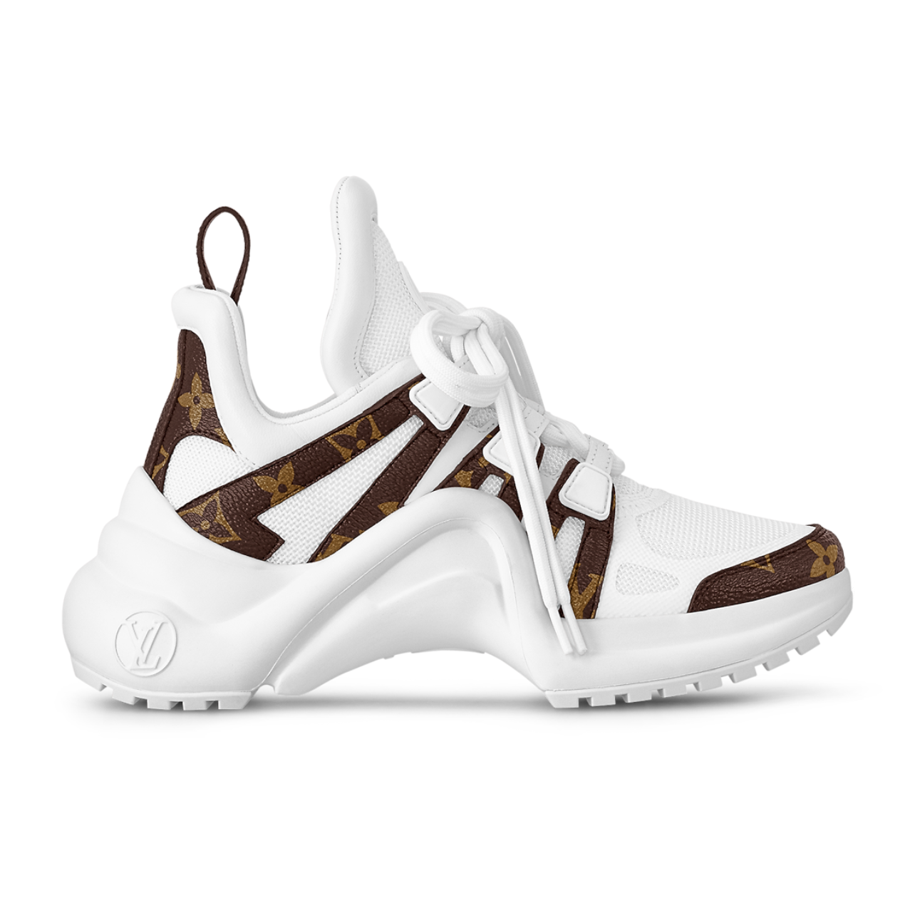 LouisVuittonArchlightSneaker_white.png Louis Vuitton Archlight Trainer Monogram White - Image 1