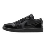 Jordan 1 Low SE Patent – Elephant Black - Image 2