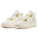 Jordan 4 Retro Miltalic – Gold - Image 3