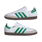 Adidas Samba OG Foot Wear – White Green - Image 5