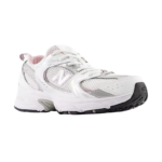 New Balance 530 – White Mid Century Pink GS - Image 2
