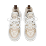 Louis Vuitton Archlight Sneakers ‘Beige Monogram Gold - Image 5