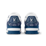 Louis Vuitton LV Trainer Monogram Denim – White Blue - Image 4
