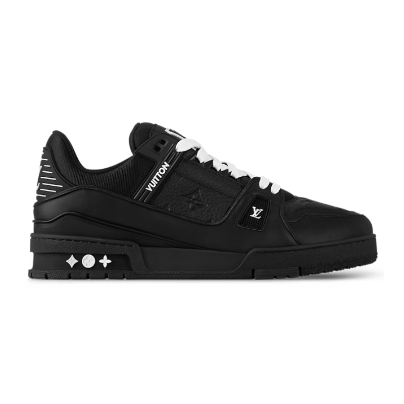 Untitled-design-2025-02-23T144335.964.png Louis Vuitton Trainer – Black Embossed Monogram - Image 1