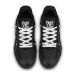 Louis Vuitton Trainer – Black Embossed Monogram - Image 3