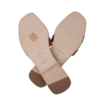 Hermes Sandal Flat Oran Gold Box Calfskin | Mightychic - Image 4