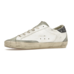 Golden Goose Super-Star – White Dark Grey Glitter - Image 2