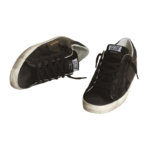 Golden Goose Superstar – Black Glitter Heel - Image 3