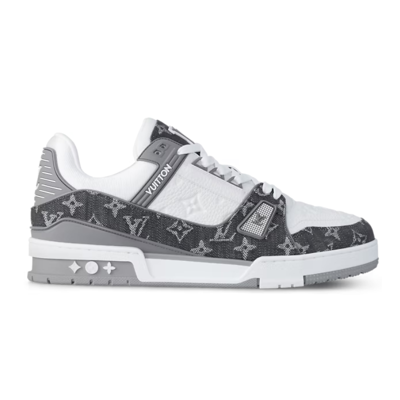 Untitled-design-2025-03-08T142231.403.png Louis Vuitton Trainer – Monogram Denim Grey White - Image 1