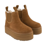 UGG Neumel Platform Chelsea Boot – Chestnut - Image 2