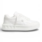 Valentino One Stud XL White Nappa Leather