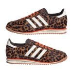 Adidas SL 72 brown leopard white orange - Image 5