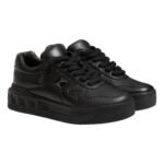 Valentino Garavani One Stud XL sneakers in black.