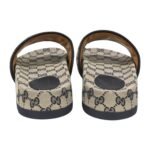 Gucci GG Slide Sandal Beige Blue Monogram - Image 4