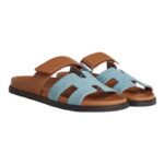 Hermes Chypre Sandal Bleu Clair Denim