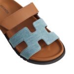 Hermes Chypre Sandal Bleu Clair Denim - Image 3