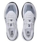 On The Roger Pro 2 Clay in the White Black colorway. - Image 3