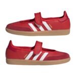 adidas Samba Jane Shoes in Better Scarlet/Team Victory Red/Gum - Image 2