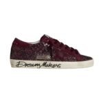 Golden Goose Women’s Ball Star in white leather with crystal star and metallic heel tab