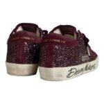 Golden Goose Women’s Ball Star in white leather with crystal star and metallic heel tab - Image 2