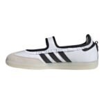Adidas Originals Samba Jane trainers in white with a black - Image 4