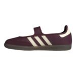 Adidas Originals Samba Jane shoes in maroon and cream white - Image 3
