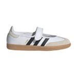 Adidas Samba Jane shoes in white with a black and gum