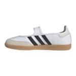 Adidas Samba Jane shoes in white with a black and gum - Image 4
