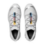 Salomon XT-6 GORE-TEX sneakers in white and silver - Image 3