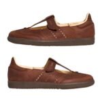 Adidas Samba Jane shoes in the "Earth Strata" brown colorway