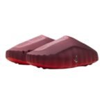 Nike Mind 001 Team Red slides feature a vibrant red gradient upper - Image 4