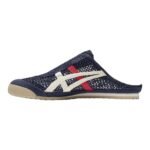Onitsuka MEXICO 66 SABOT features a breathable mesh upper in an iron navy - Image 2