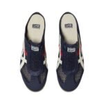 Onitsuka MEXICO 66 SABOT features a breathable mesh upper in an iron navy - Image 4