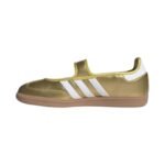 Adidas Samba Jane Shoes in a metallic gold - Image 6