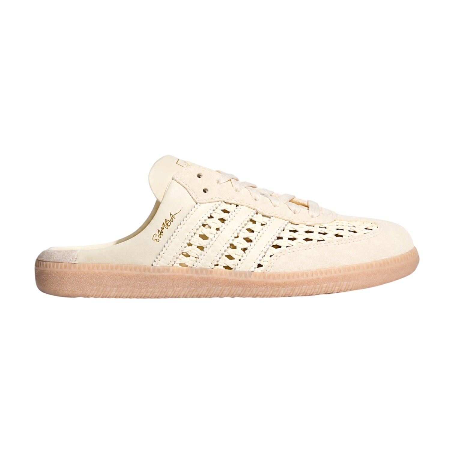 Photoroom_20260625_061600 Adidas Samba OG Mule in a cream white colorway - Image 1