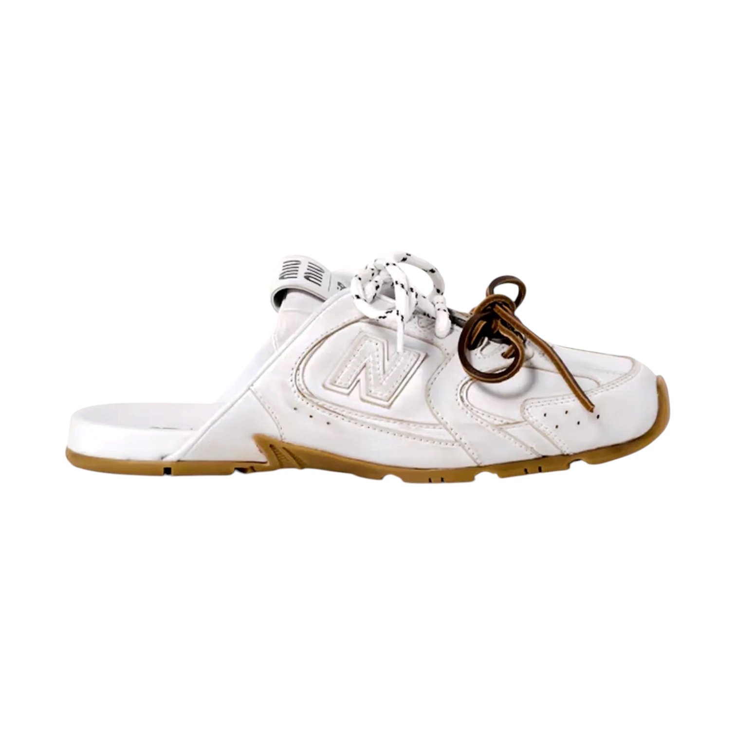 Photoroom_20260629_062950 New Balance 530 SL Mule Miu Miu White - Image 1