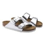 Birkenstock Arizona sandals ” metallic silver“ - Image 2