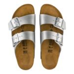Birkenstock Arizona sandals ” metallic silver“ - Image 3