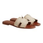 Hermès Oran sandals in beige