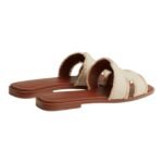 Hermès Oran sandals in beige - Image 4