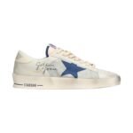 Golden Goose White Leather Stardan