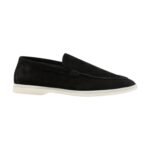 Loro Piana Summer Walk Loafer Suede black