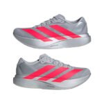 Adidas Adizero EVO SL Silver Metallic Lucid Red - Image 3