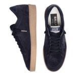 Golden Goose Ball Star in dark blue suede with dark blue glitter star - Image 4