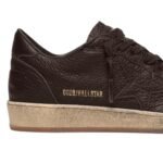 Golden Goose Ball Star in dark brown leather with tone-on-tone leather star(men) - Image 4