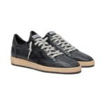 Golden Goose Ball Star in black nappa with suede star and nappa heel tab (men) - Image 3