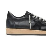 Golden Goose Ball Star in black nappa with suede star and nappa heel tab (men) - Image 2