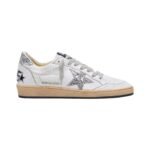 Ball Star in nappa with silver glitter star and heel tab